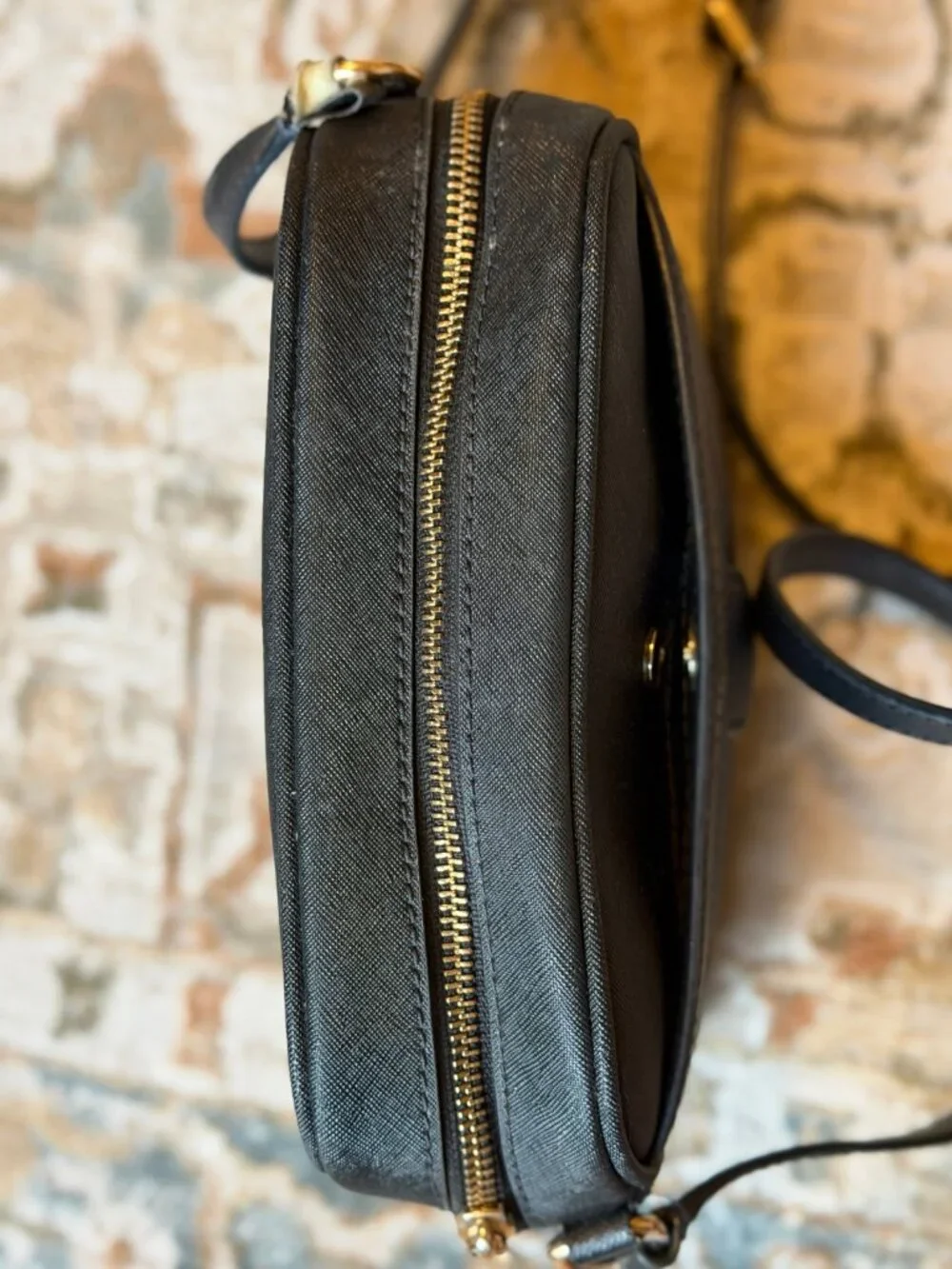 Marc Jacobs Black Leather Crossbody Bag